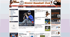 Desktop Screenshot of baseballrimini.net